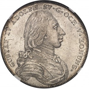 Gustave IV Adolphe (1792-1809). Riksdaler (3 daler Silvermynt) 1805 OL, Stockholm.