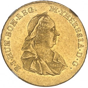 Marie-Thérèse (1740-1780). 2 ducats 1773 HG, Karlsbourg (Alba Iulia).