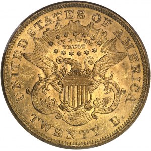 République fédérale des États-Unis d’Amérique (1776-à nos jours). 20 dollars Liberty 1873, Philadelphie.