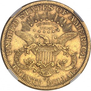 République fédérale des États-Unis d’Amérique (1776-à nos jours). 20 dollars Liberty 1878, CC, Carson City.
