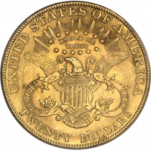 République fédérale des États-Unis d’Amérique (1776-à nos jours). 20 dollars Liberty 1905, Philadelphie.