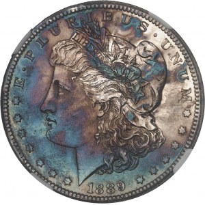 République fédérale des États-Unis d’Amérique (1776-à nos jours). Dollar Morgan 1889, CC, Carson City.