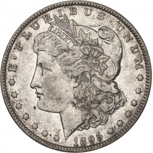République fédérale des États-Unis d’Amérique (1776-à nos jours). Dollar Morgan 1895, O, La Nouvelle-Orléans.