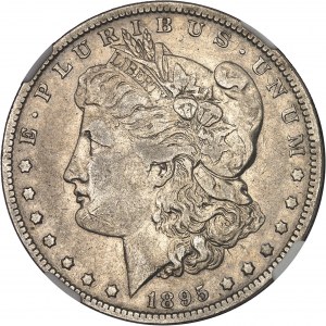 République fédérale des États-Unis d’Amérique (1776-à nos jours). Dollar Morgan 1895, O, La Nouvelle-Orléans.