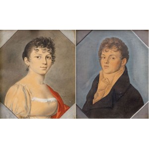 PARA PORTRETÓW: AMALII I JOSEPHA KALTERÓW, ok. 1810