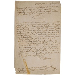 PISMO ADWOKATA W SPRAWIE ANTONIEGO WYBRANOWSKIEGO, 14.06.1829