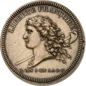 Convention (1792-1795). Essai de Galle à la Liberté par A. Galle 1792 - An I, Paris.