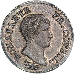 Consulat (1799-1804). Quart de franc Bonaparte An 12 (1803), A, Paris.