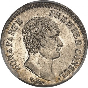 Consulat (1799-1804). Demi-franc Bonaparte An 12 (1803-1804), G, Genève.