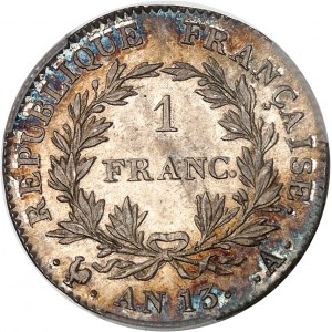 Premier Empire / Napoléon Ier (1804-1814). 1 franc calendrier révolutionnaire An 13 (1804), A, Paris.