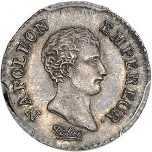 Premier Empire / Napoléon Ier (1804-1814). Quart de franc Empereur, calendrier grégorien 1806, A, Paris.