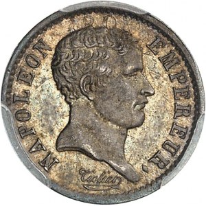 Premier Empire / Napoléon Ier (1804-1814). Quart de franc, type africain 1807, A, Paris.