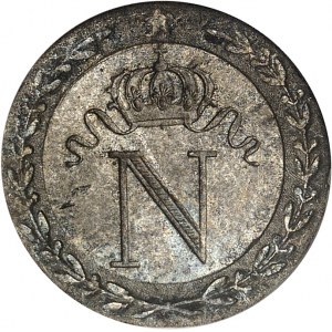 Premier Empire / Napoléon Ier (1804-1814). 10 centimes à l’N couronnée 1808, Paris.