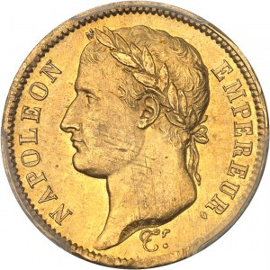 Premier Empire / Napoléon Ier (1804-1814). 40 francs République 1808, H, La Rochelle.