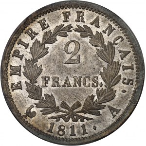 Premier Empire / Napoléon Ier (1804-1814). 2 francs Empire 1811, A, Paris.