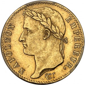 Cent-Jours / Napoléon Ier (mars-juillet 1815). 20 francs Empire 1815, A, Paris.