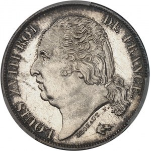 Louis XVIII (1814-1824). 1 franc Louis XVIII 1820, A, Paris.