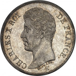 Charles X (1824-1830). 5 francs, 1er type 1826, A, Paris.