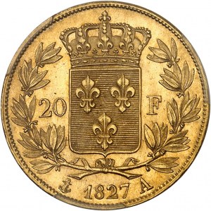 Charles X (1824-1830). 20 francs 1827, A, Paris.