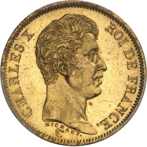 Charles X (1824-1830). 40 Francs, 1er type 1824, A, Paris.