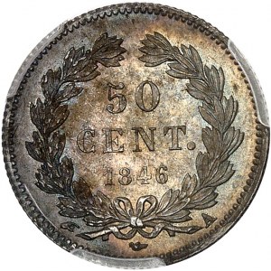 Louis-Philippe Ier (1830-1848). 50 centimes 1846, A, Paris.