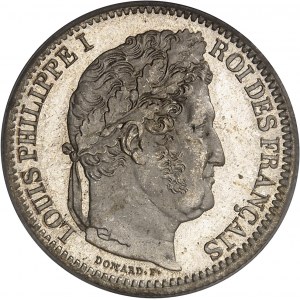 Louis-Philippe Ier (1830-1848). 2 francs, Flan bruni (PROOF) 1841, A, Paris.