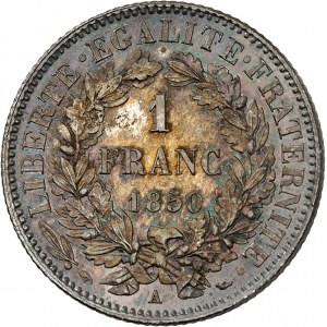 IIe République (1848-1852). 1 franc Cérès 1850, A, Paris.