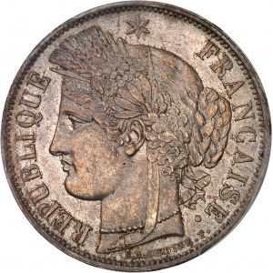 IIe République (1848-1852). 5 francs Cérès 1849, BB, Strasbourg.