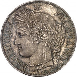 IIe République (1848-1852). 5 francs Cérès 1850, A, Paris.