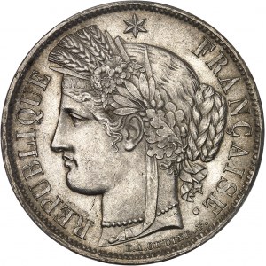 IIe République (1848-1852). 5 francs Cérès 1851, A, Paris.