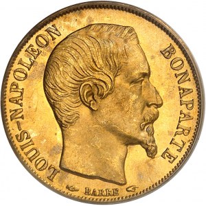 IIe République (1848-1852). 20 francs Louis-Napoléon Bonaparte 1852, A, Paris.