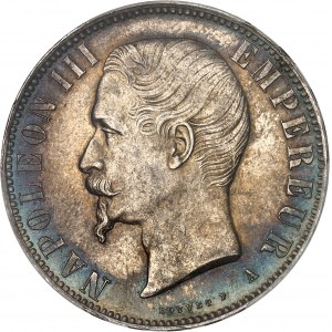 Second Empire / Napoléon III (1852-1870). 5 francs tête nue 1856, A, Paris.