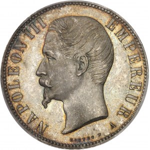 Second Empire / Napoléon III (1852-1870). 5 francs tête nue 1859, A, Paris.