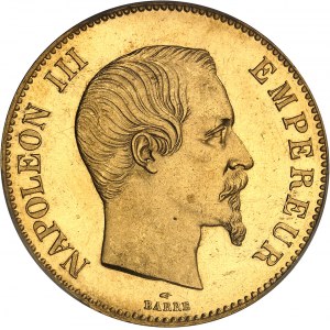 Second Empire / Napoléon III (1852-1870). 100 francs tête nue 1858, A, Paris.