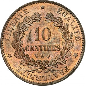 IIIe République (1870-1940). 10 centimes Cérès 1889, A, Paris.