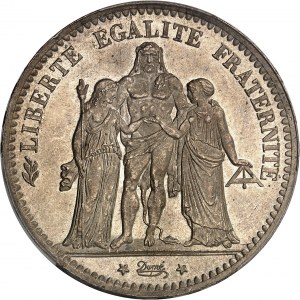 IIIe République (1870-1940). 5 francs Hercule 1878, K, Bordeaux.
