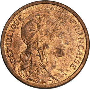 IIIe République (1870-1940). 2 centimes Daniel-Dupuis 1919, Paris.