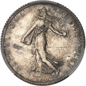 IIIe République (1870-1940). 1 franc Semeuse 1907, Paris.