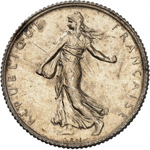 IIIe République (1870-1940). 1 franc Semeuse 1910, Paris.