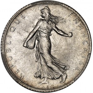 IIIe République (1870-1940). 1 franc Semeuse 1916, Paris.