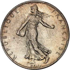 IIIe République (1870-1940). 2 francs Semeuse 1909, Paris.