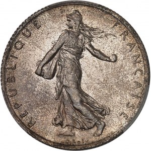 IIIe République (1870-1940). 2 francs Semeuse 1914, C, Castelsarrasin.