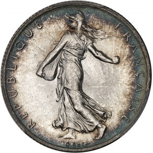 IIIe République (1870-1940). 2 francs Semeuse 1917, Paris.