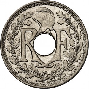 IIIe République (1870-1940). 25 centimes Lindauer, Cmes souligné 1914, Paris.
