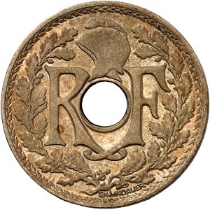 IIIe République (1870-1940). 25 centimes Lindauer 1917, Paris.
