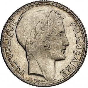 IIIe République (1870-1940). 10 francs Turin 1930, Paris.