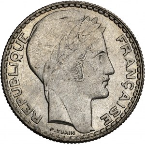 IIIe République (1870-1940). 10 francs Turin 1933, Paris.