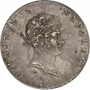 Westphalie, Jérôme Napoléon (1807-1813). 2/3 de thaler 1812, C, Clausthal.