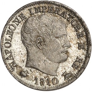 Milan, royaume d’Italie, Napoléon Ier (1805-1814). 5 soldi 2e type 1810, M, Milan.