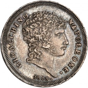 Naples, Joachim Murat (1808-1815). 1 lire 1813, Naples.